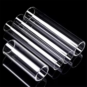 Large Caliber Transparent Thick Walled Quartz Furnace Tube