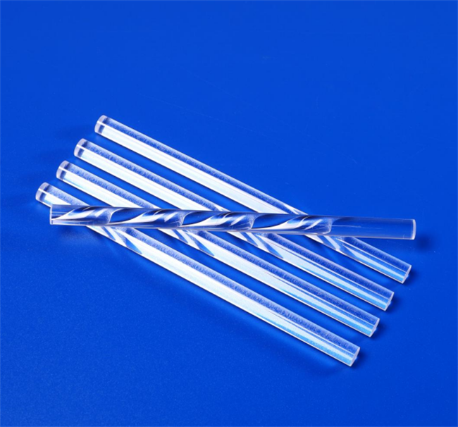 قضبان توجيه الضوء من زجاج الكوارتز للأجهزة البصرية