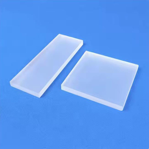 Milky Opaque Quartz Plate
