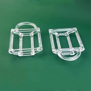 Rectangular frame quartz cleaning boat