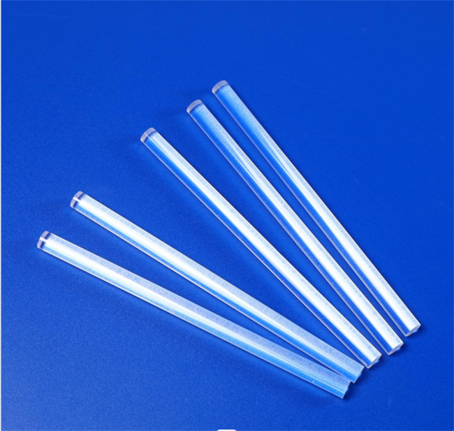 قضيب زجاجي كوارتز لتوجيه الضوء الدقيق