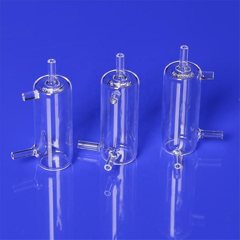 S&auml;urebest&auml;ndiges Quarzglas-&Uuml;berlaufrohr