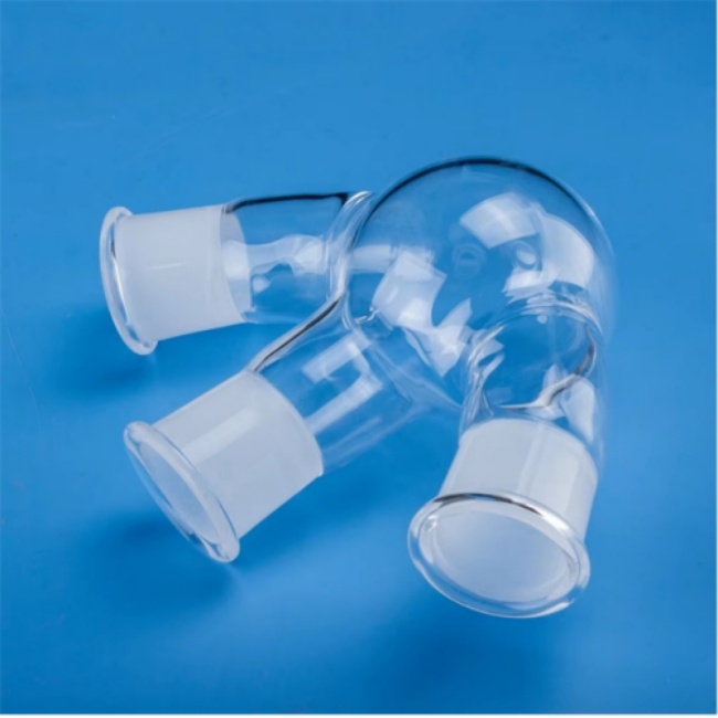 125-3000ml quartz three mouth reaction boiling bottle wholesaler